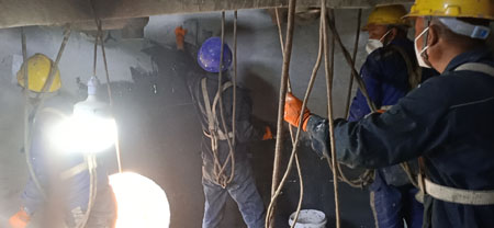 脫硫塔防腐涂料涂刷 脫硫塔防腐涂料涂刷