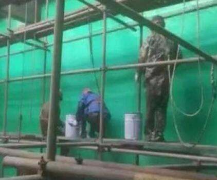 脫硫塔內部防腐施工 脫硫塔內部防腐施工